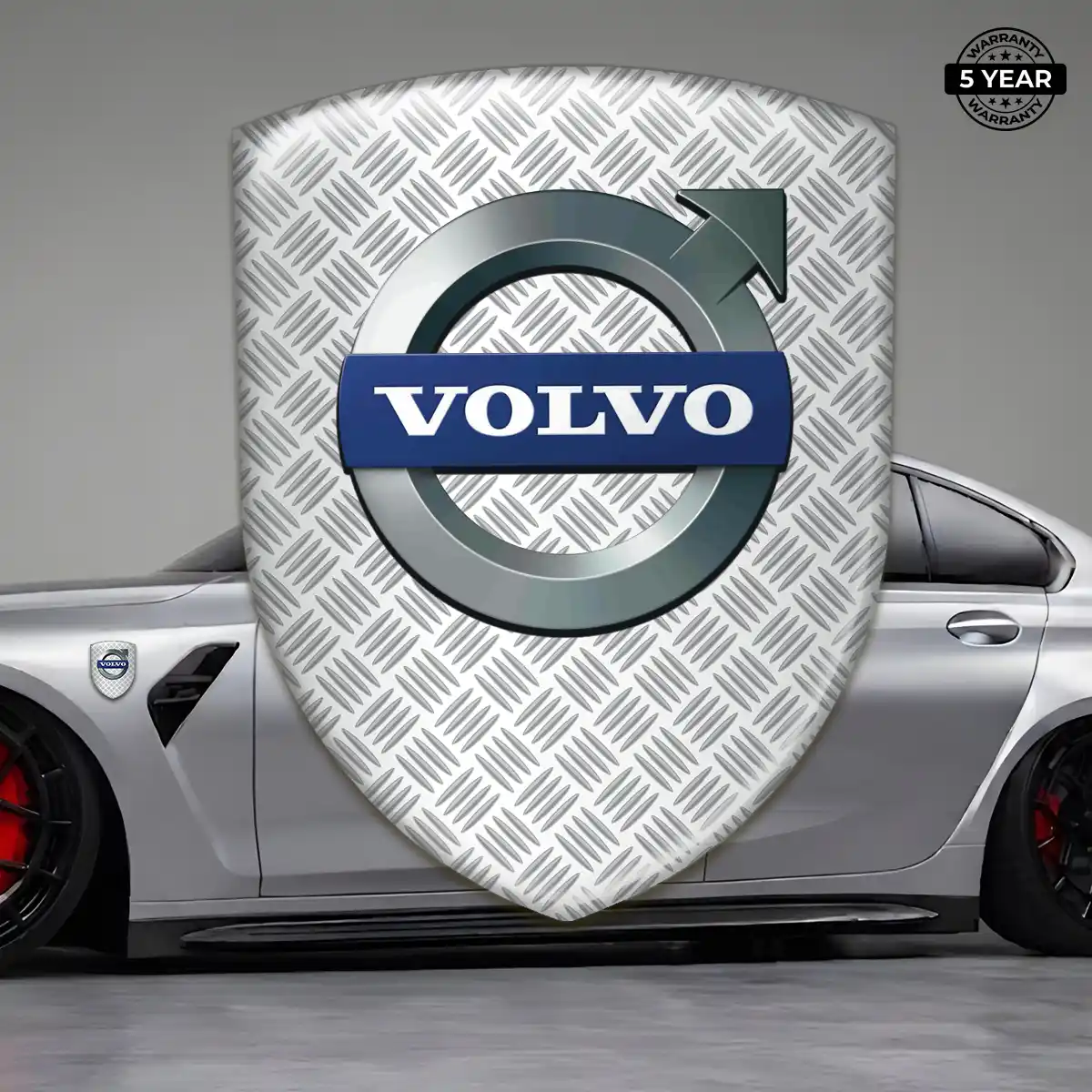 Volvo 3D Badge Sticker Sleek Style