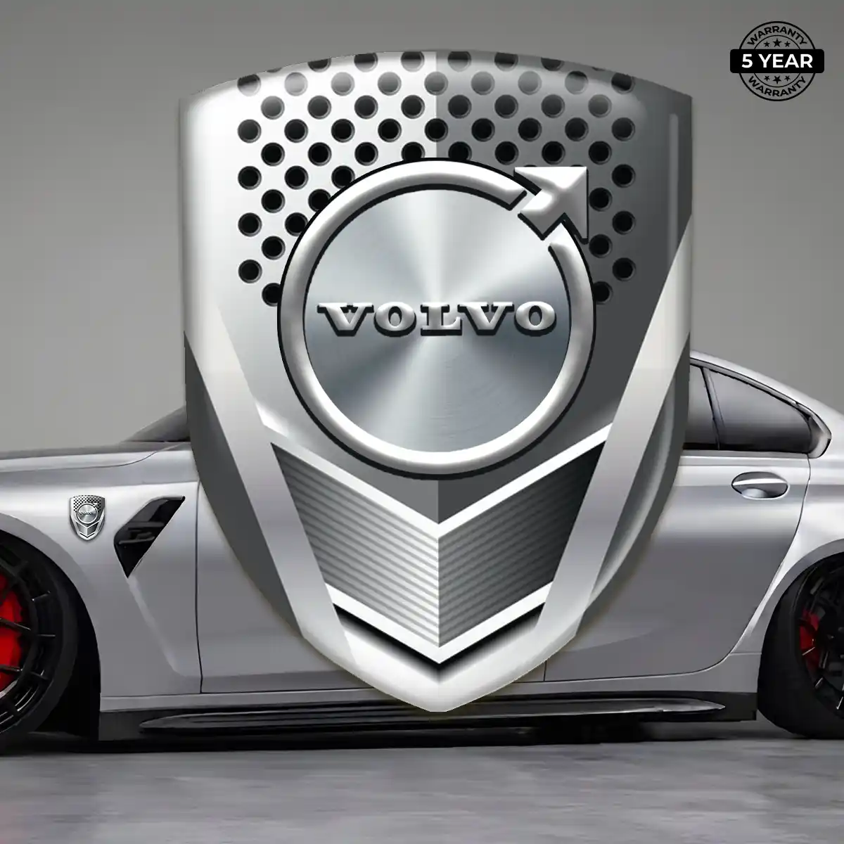 Volvo 3D Domed Sticker Cabin Style
