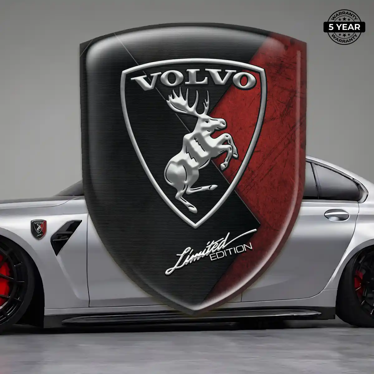 Volvo 3D Domed Sticker Elite Finish