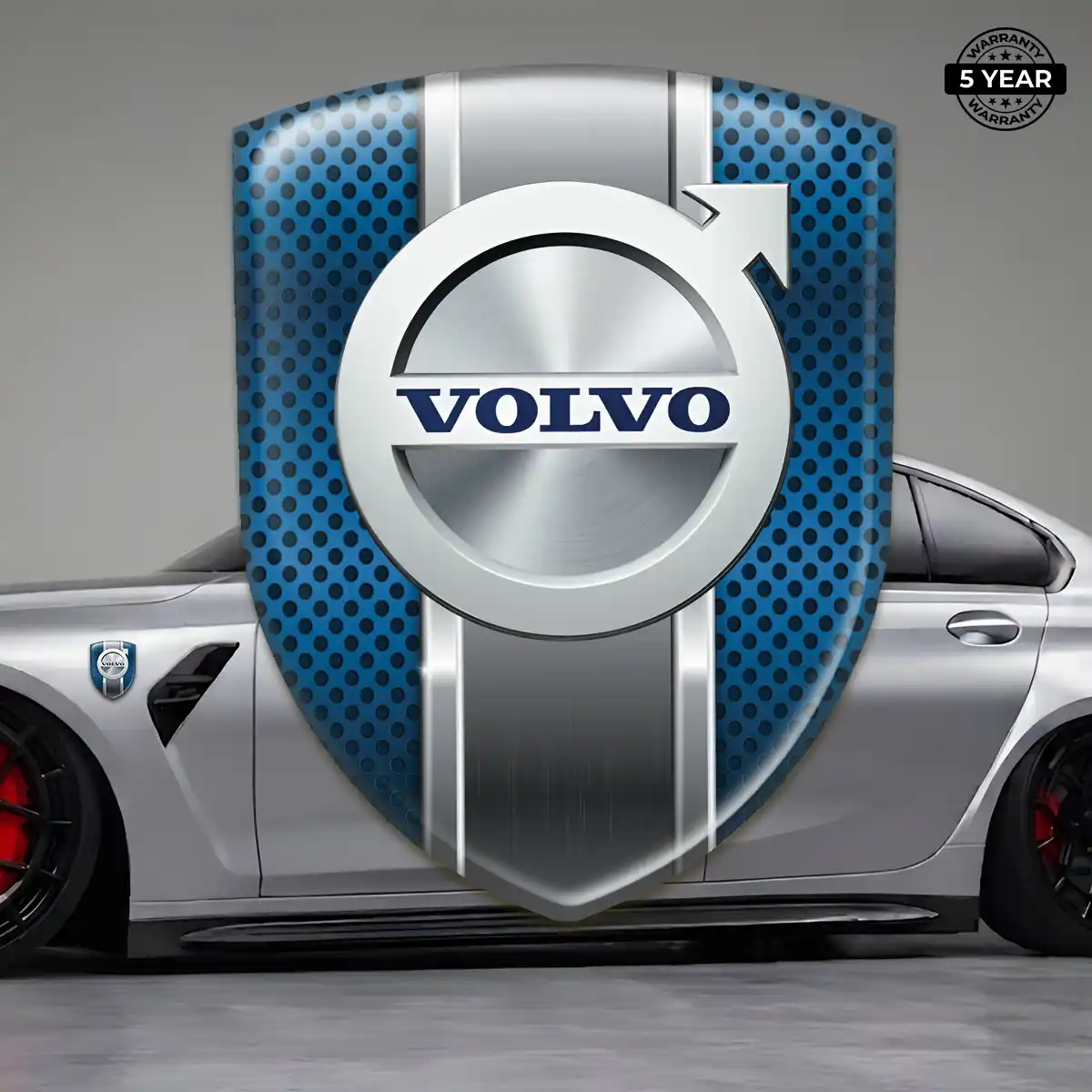 Volvo 3D Domed Sticker Interior Elegance