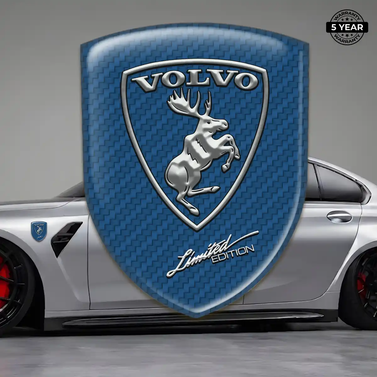 Volvo 3D Domed Sticker Premium Dome