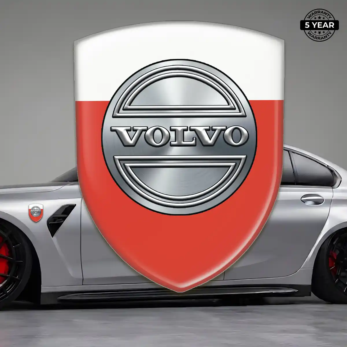 Volvo 3D Domed Sticker Refined Design