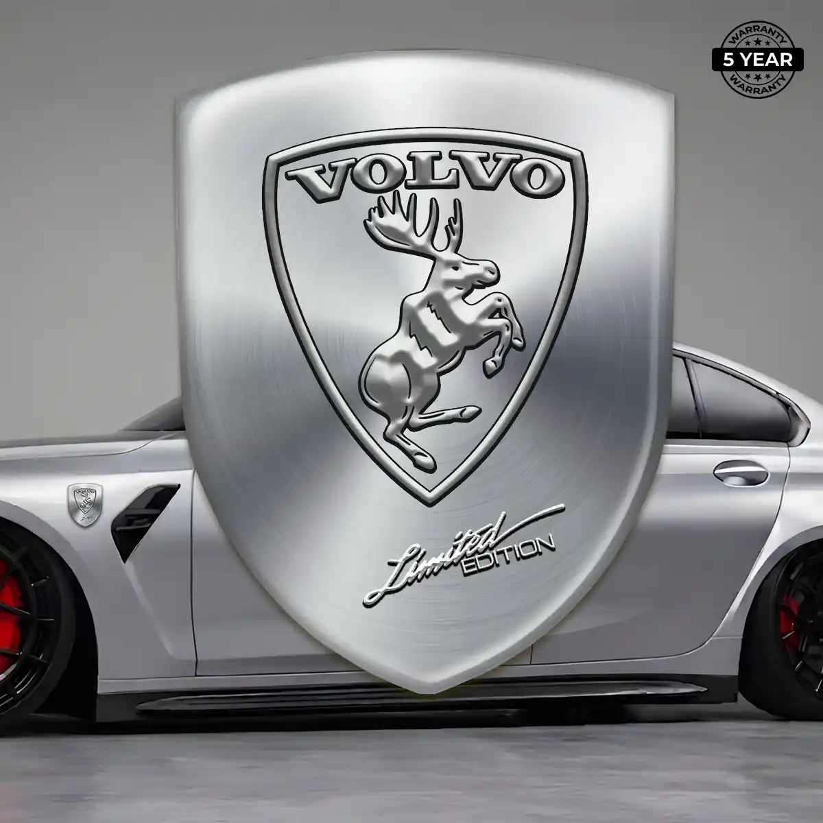 Volvo 3D Domed Sticker Resin Luxe