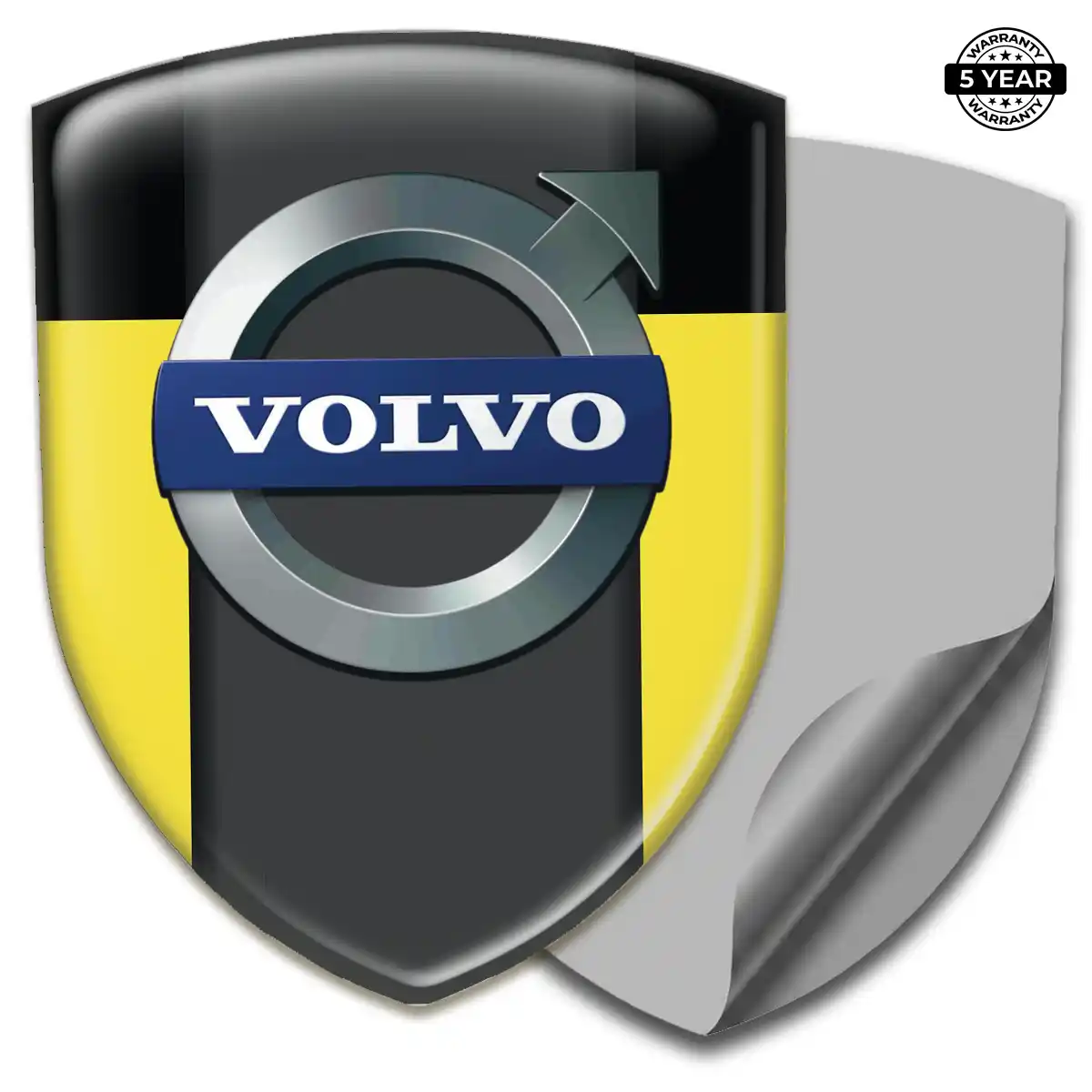 Volvo 3D Domed Sticker Sleek Style