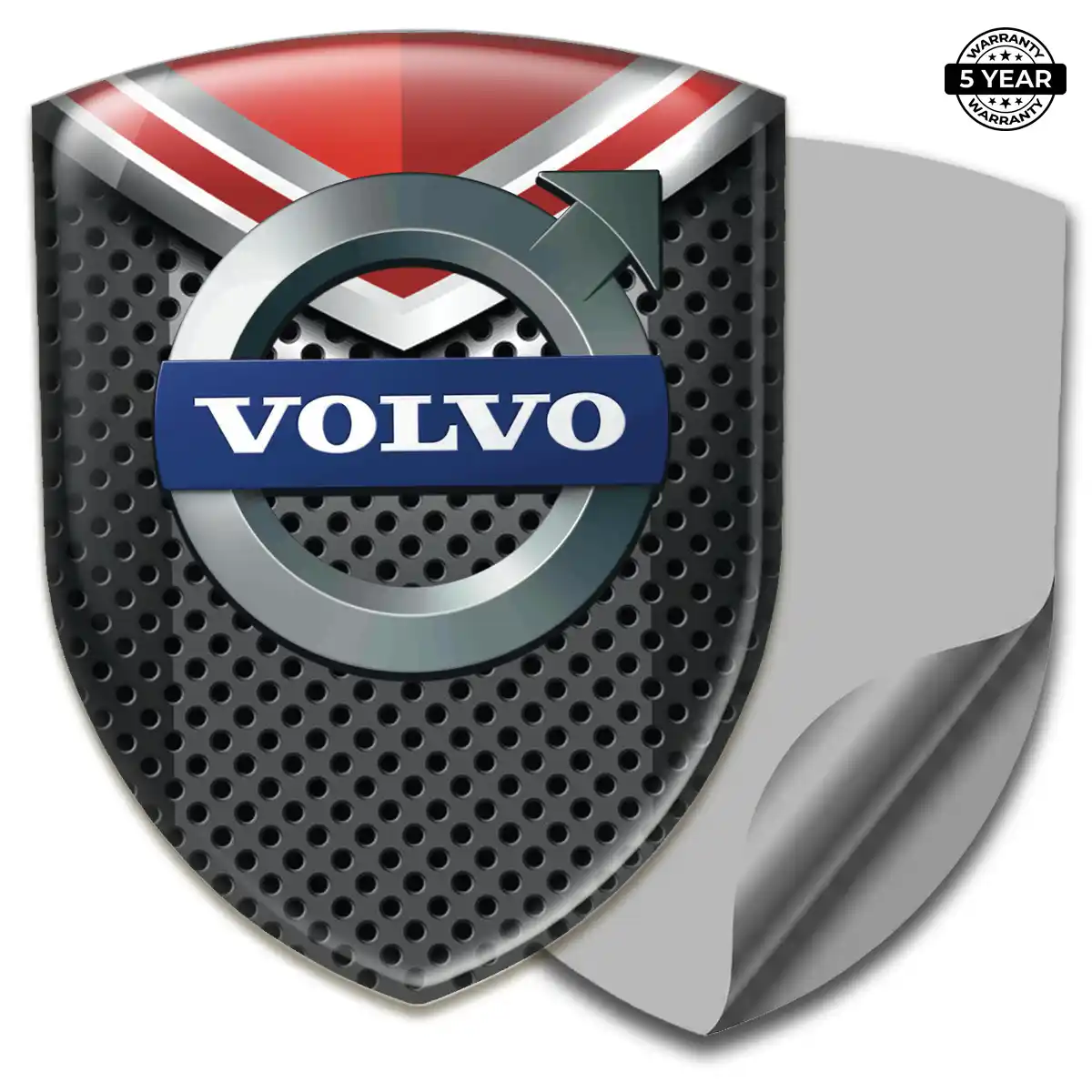 Volvo 3D Emblem Sticker Cabin Style