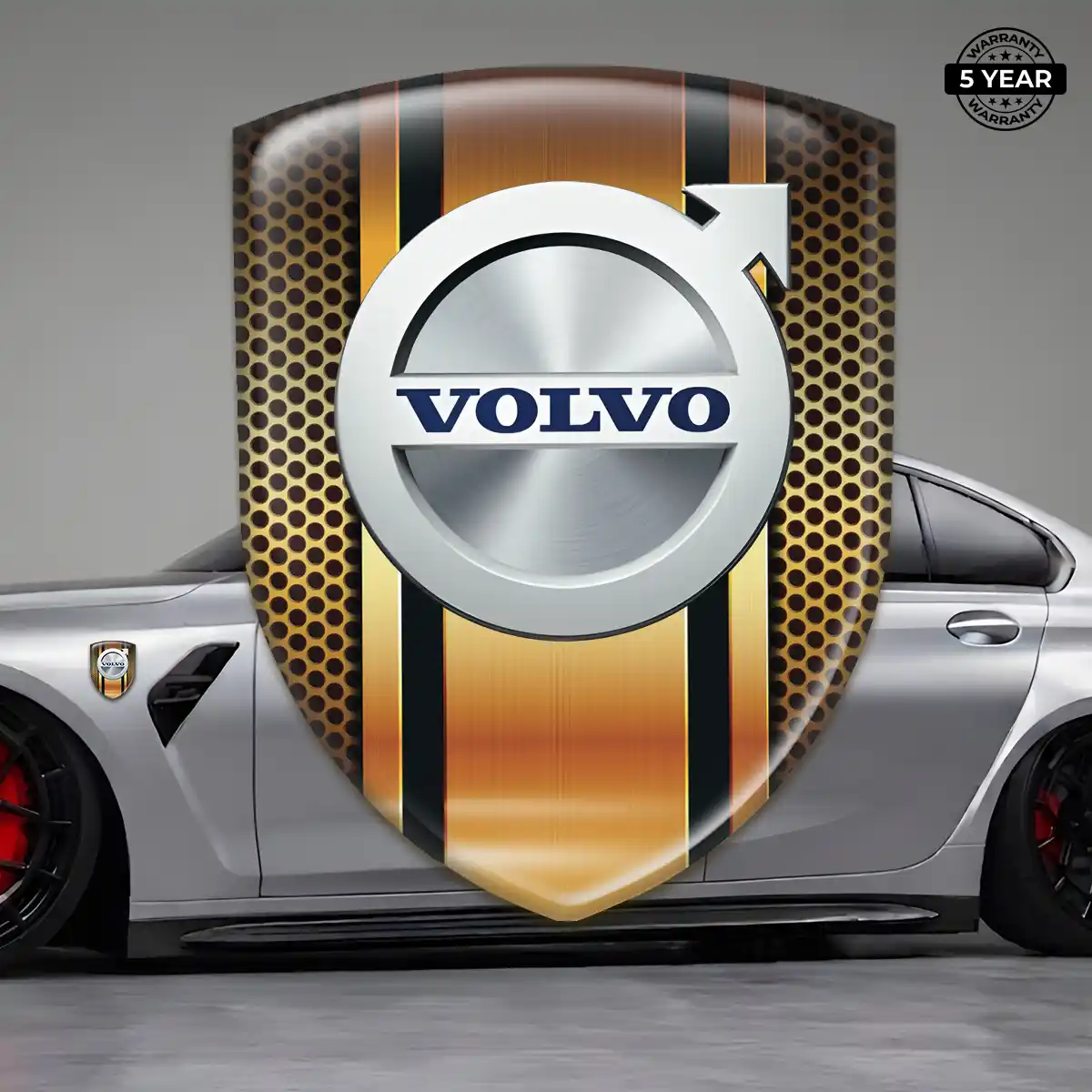 Volvo 3D Emblem Sticker Elite Edition