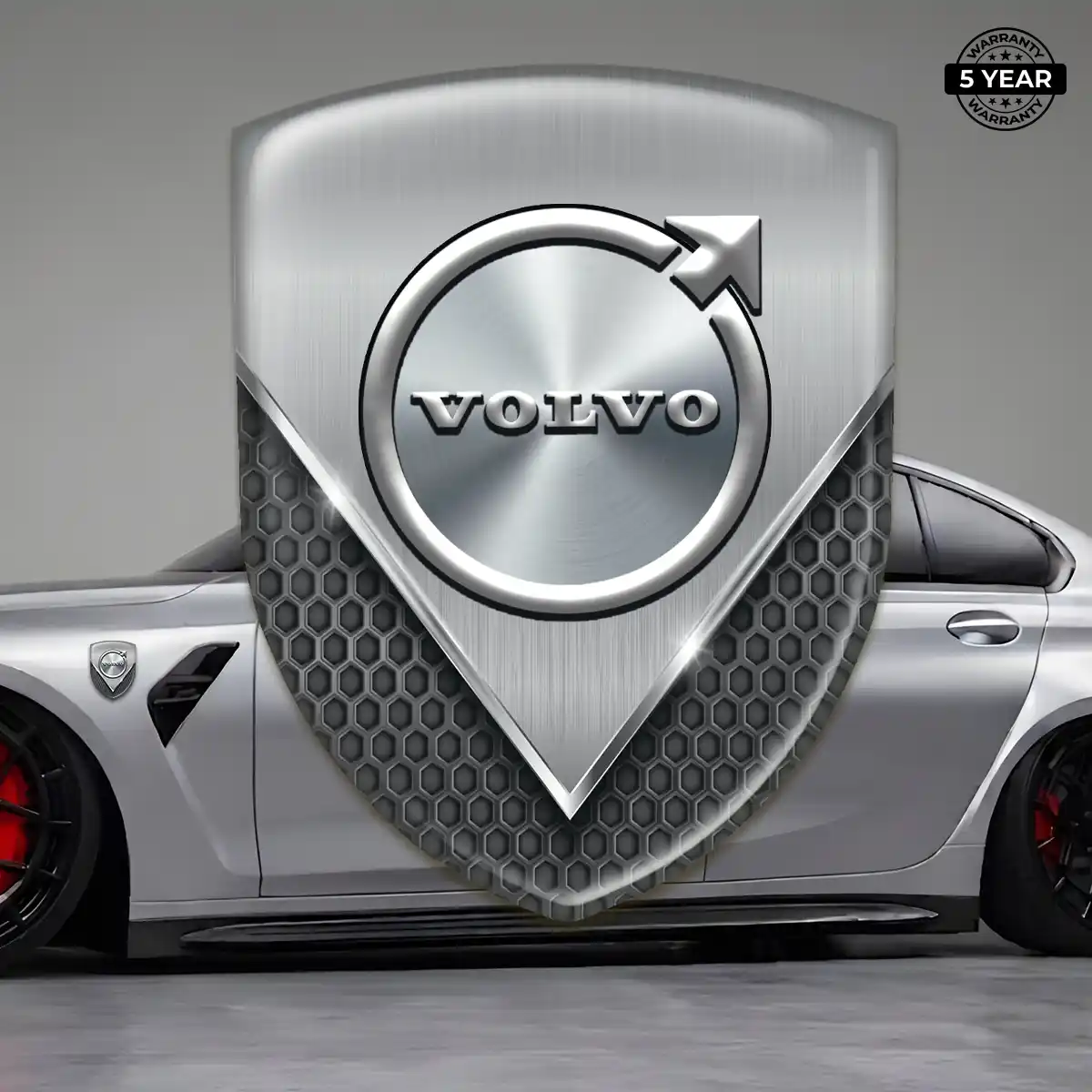 Volvo 3D Emblem Sticker Elite Finish