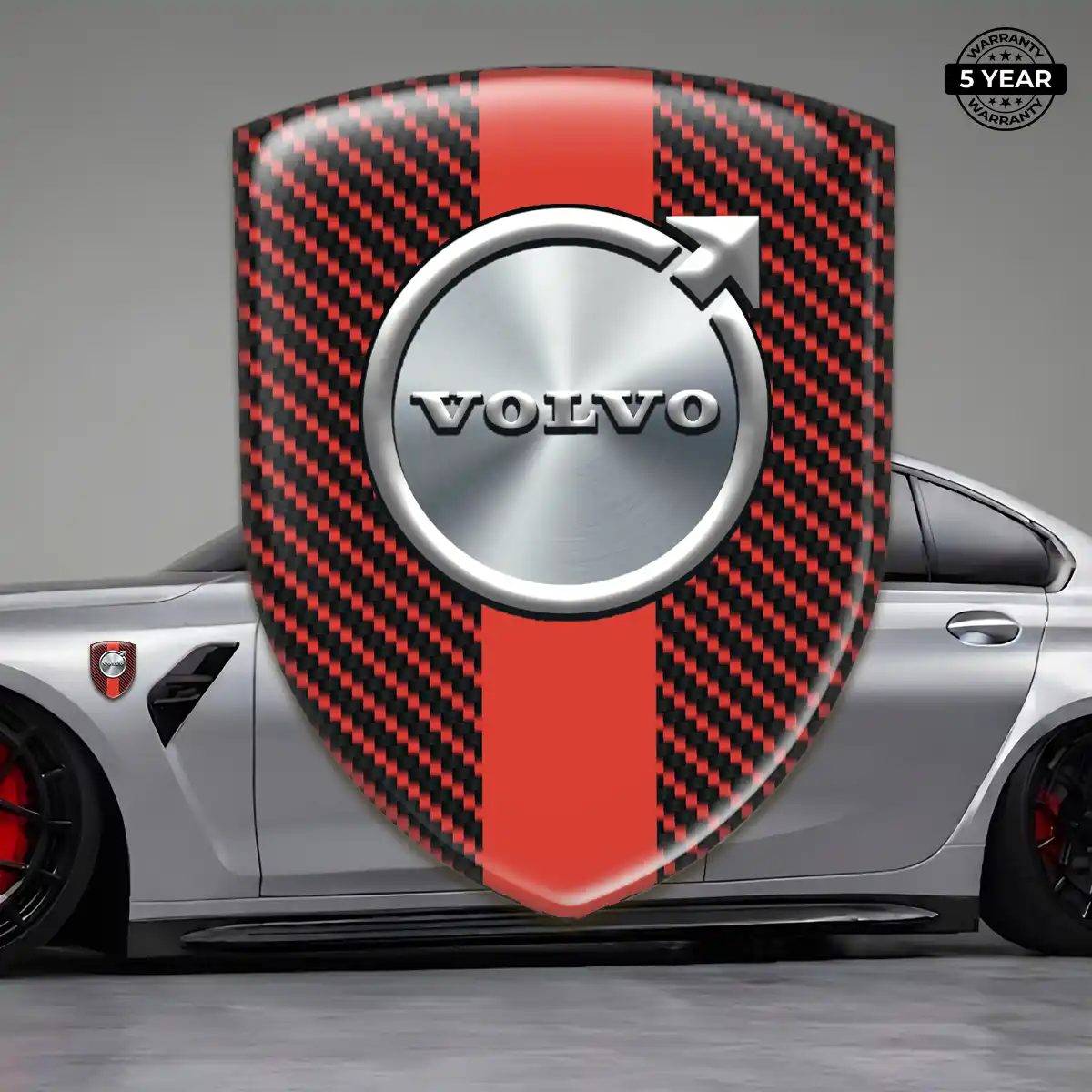 Volvo 3D Emblem Sticker Opulent Line