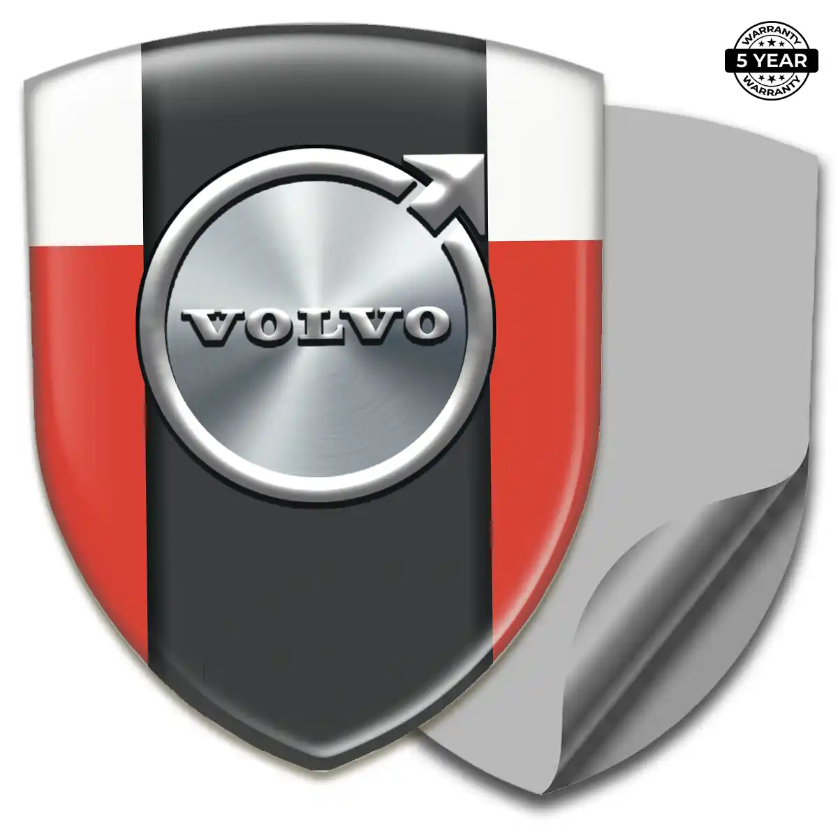 Volvo 3D Emblem Sticker Outer Style