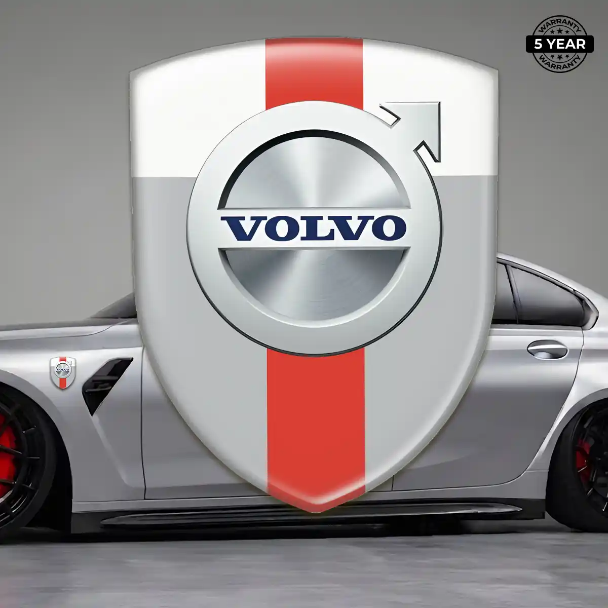 Volvo 3D Emblem Sticker Prestige Line