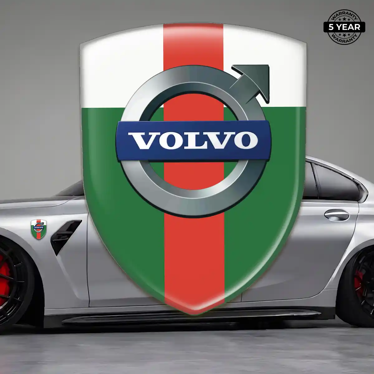 Volvo 3D Emblem Sticker Prime Quality
