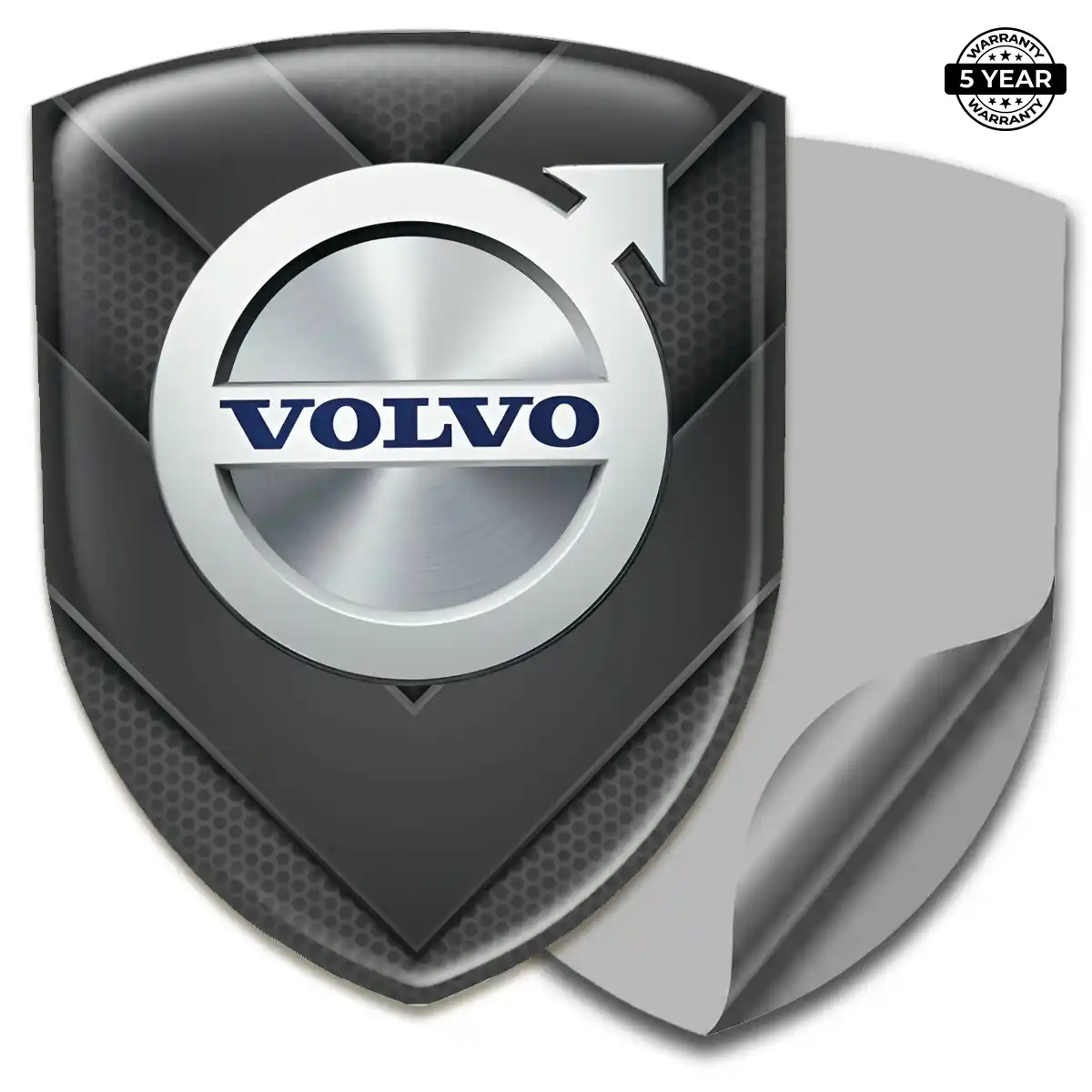 Volvo 3D Emblem Sticker Refined Design