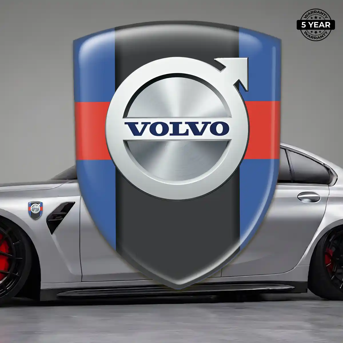 Volvo 3D Emblem Sticker Superior Craft