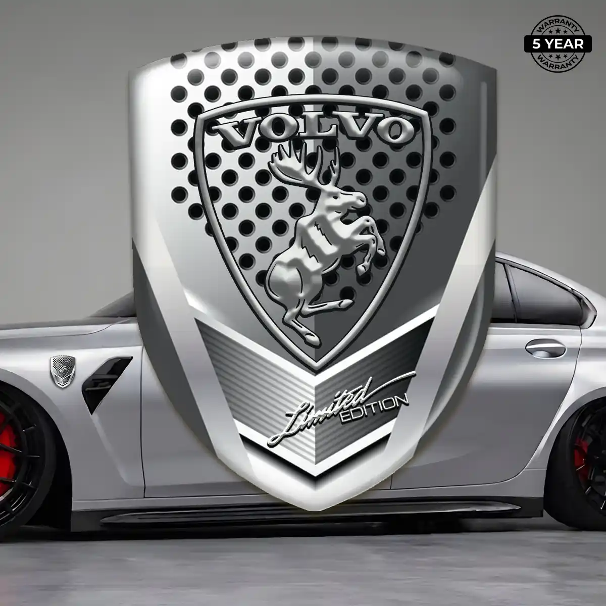 Volvo 3D Gel Sticker Outer Style