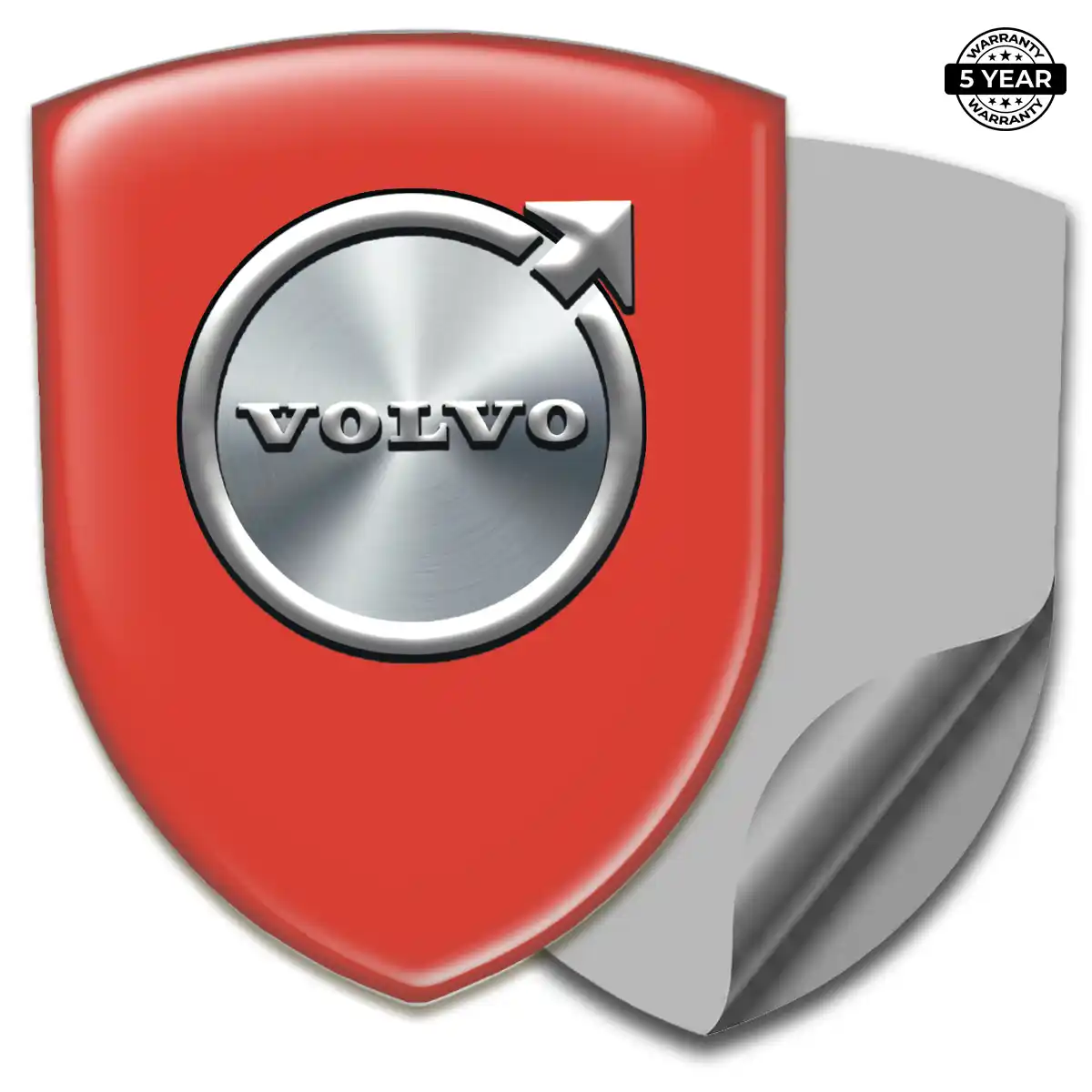 Volvo 3D Gel Sticker Refined Design