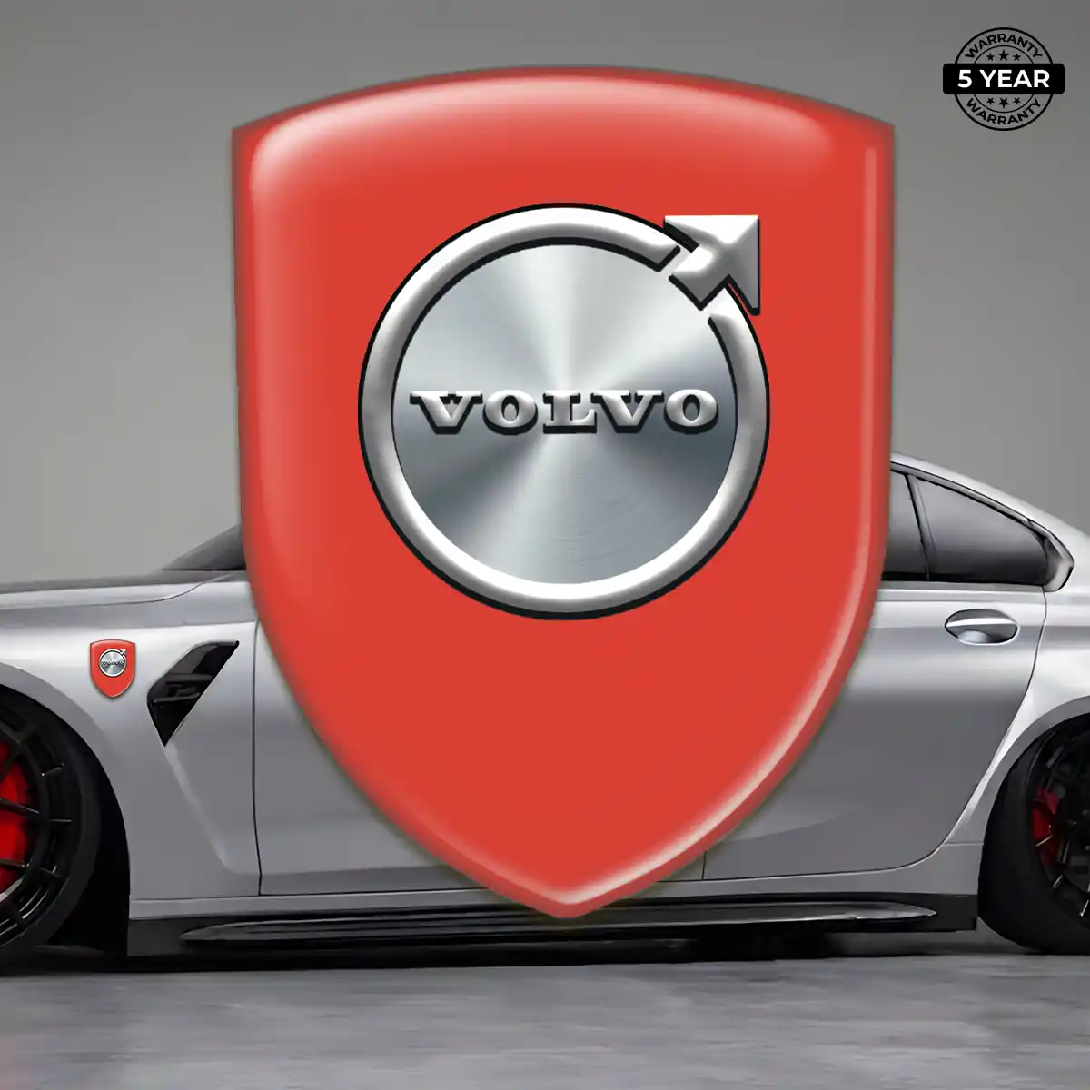 Volvo 3D Gel Sticker Refined Design