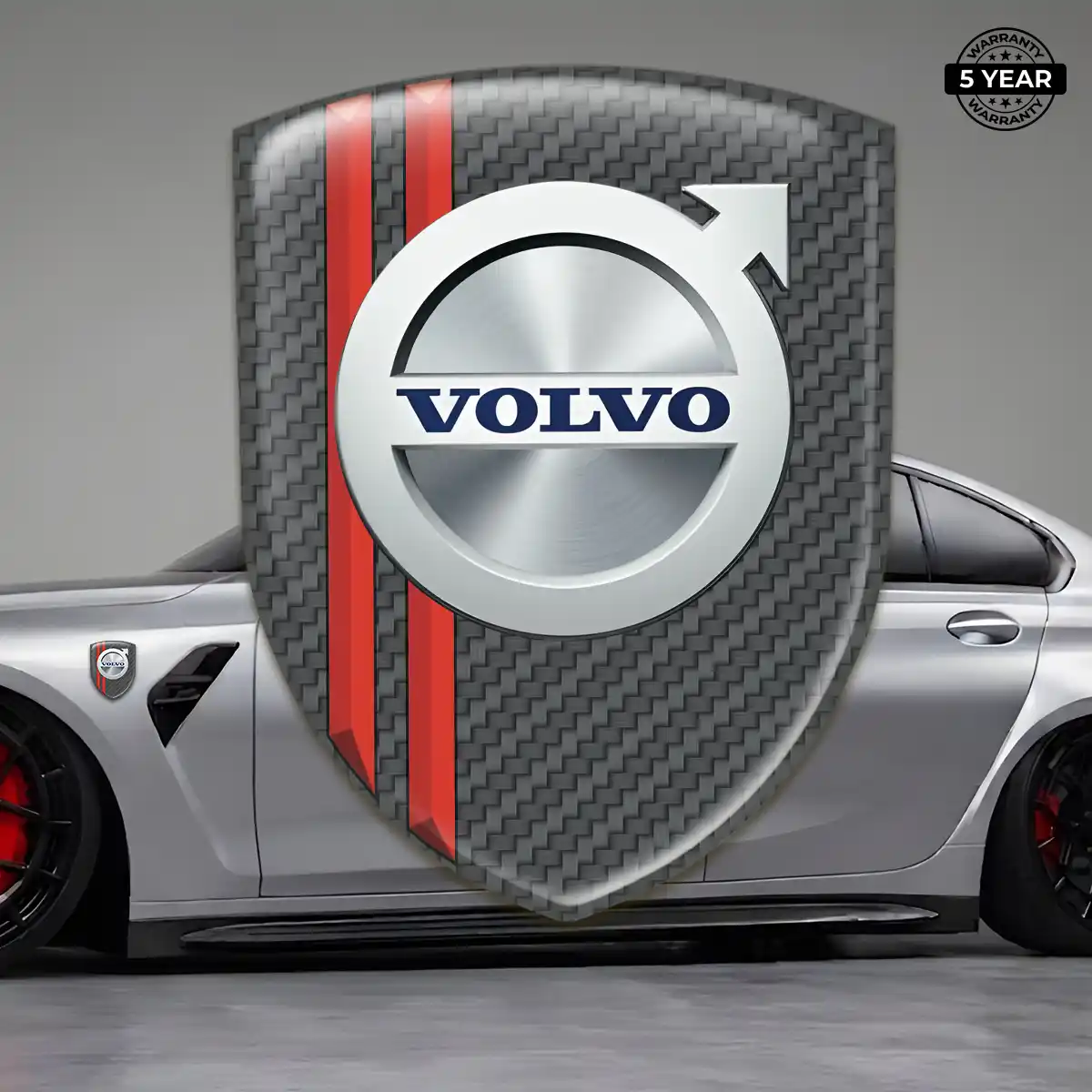 Volvo 3D Gel Sticker Resin Luxe