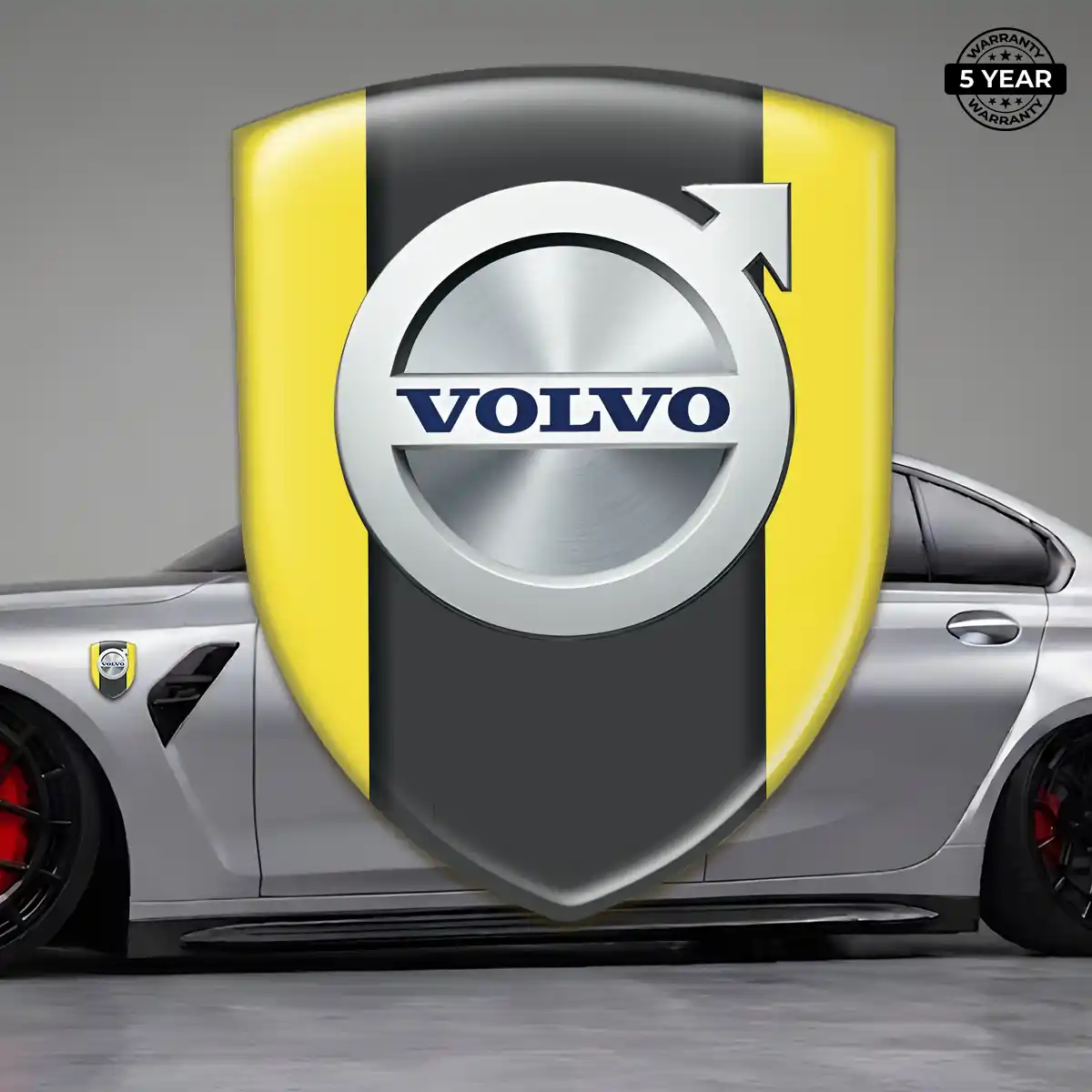 Volvo 3D Gel Sticker Sleek Style