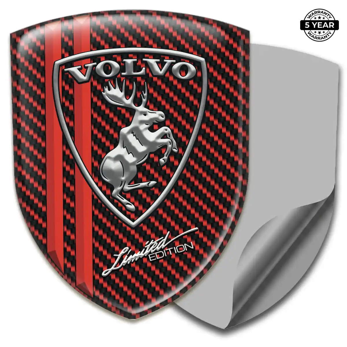 Volvo 3D Logo Sticker Deluxe Edition
