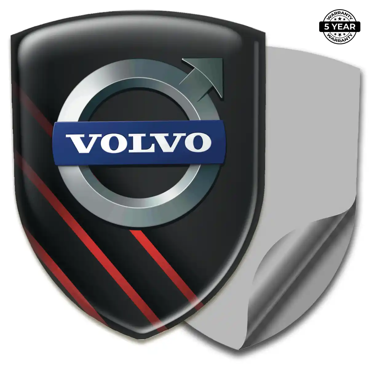 Volvo 3D Logo Sticker Interior Elegance