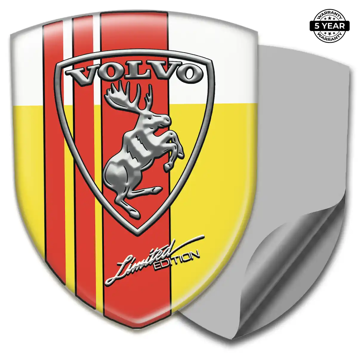Volvo 3D Logo Sticker Interior Luxe