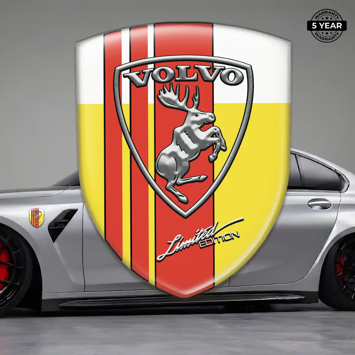 Volvo 3D Logo Sticker Interior Luxe