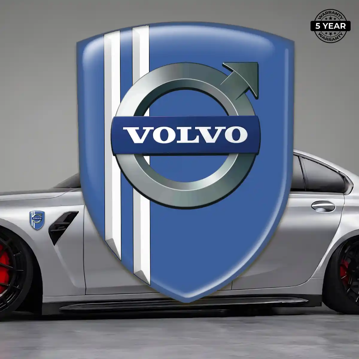 Volvo 3D Logo Sticker Opulent Line