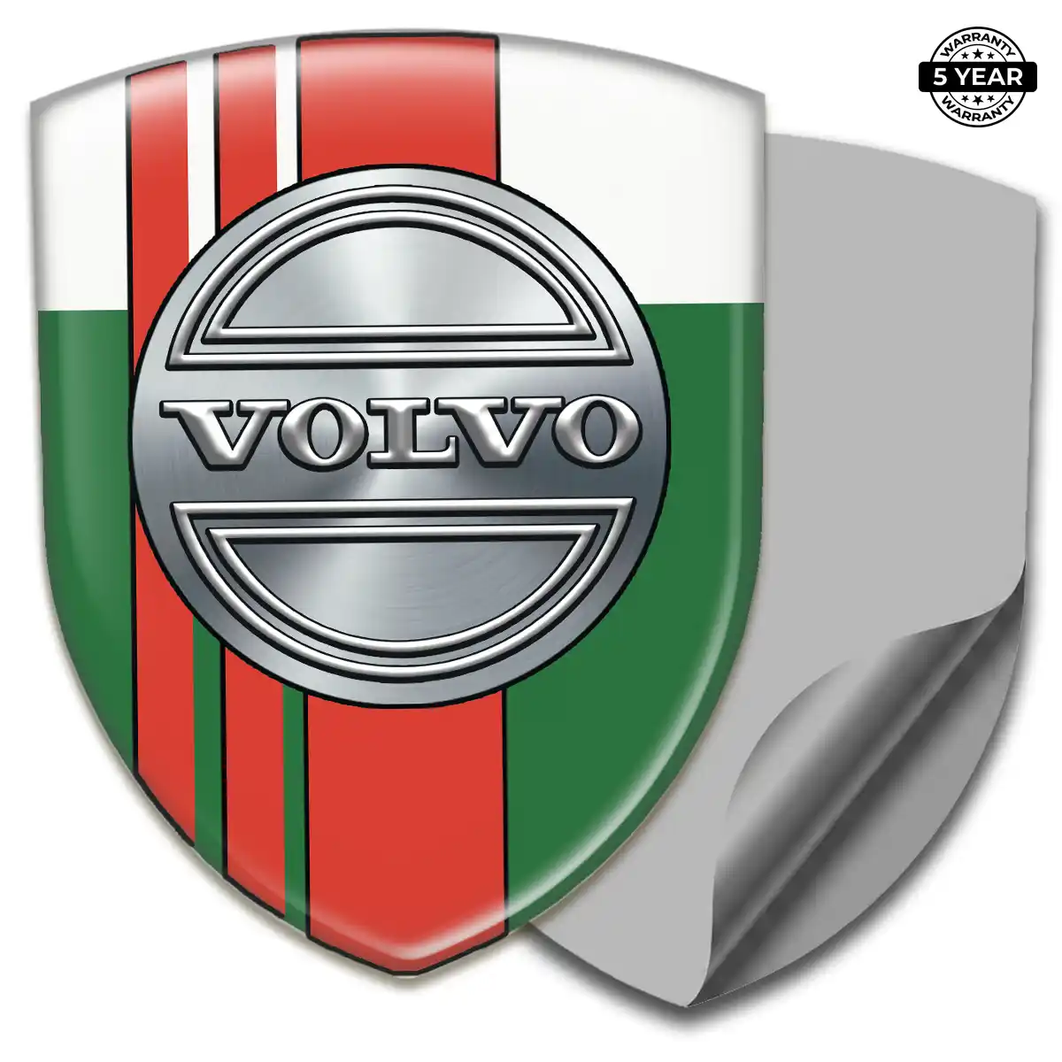 Volvo 3D Logo Sticker Premium Dome