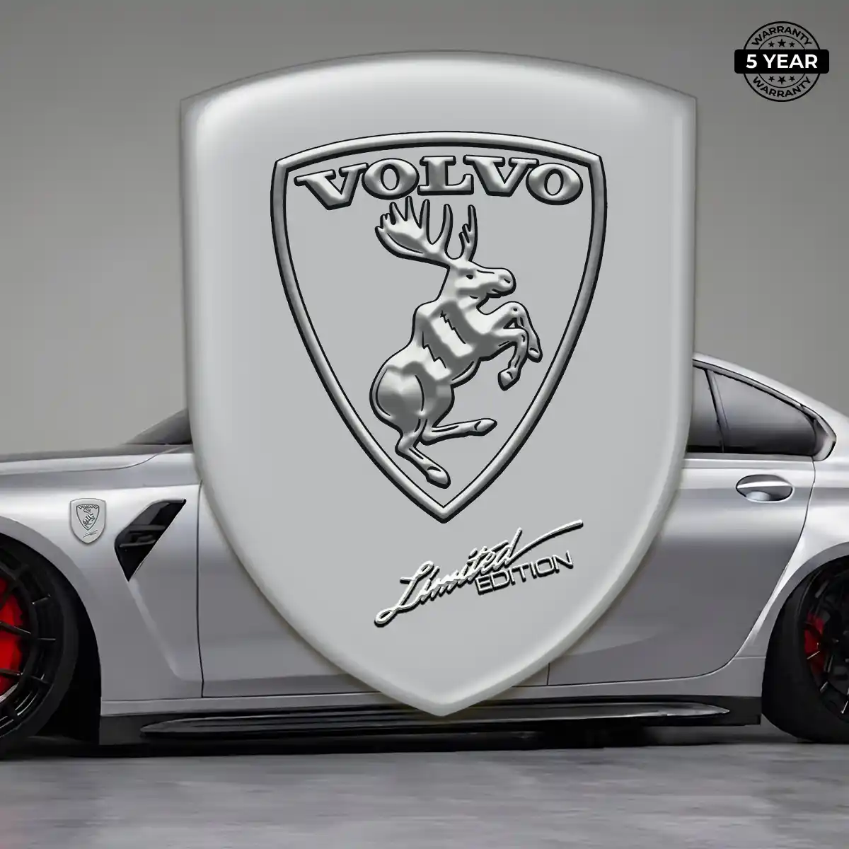 Volvo 3D Logo Sticker Prestige Line