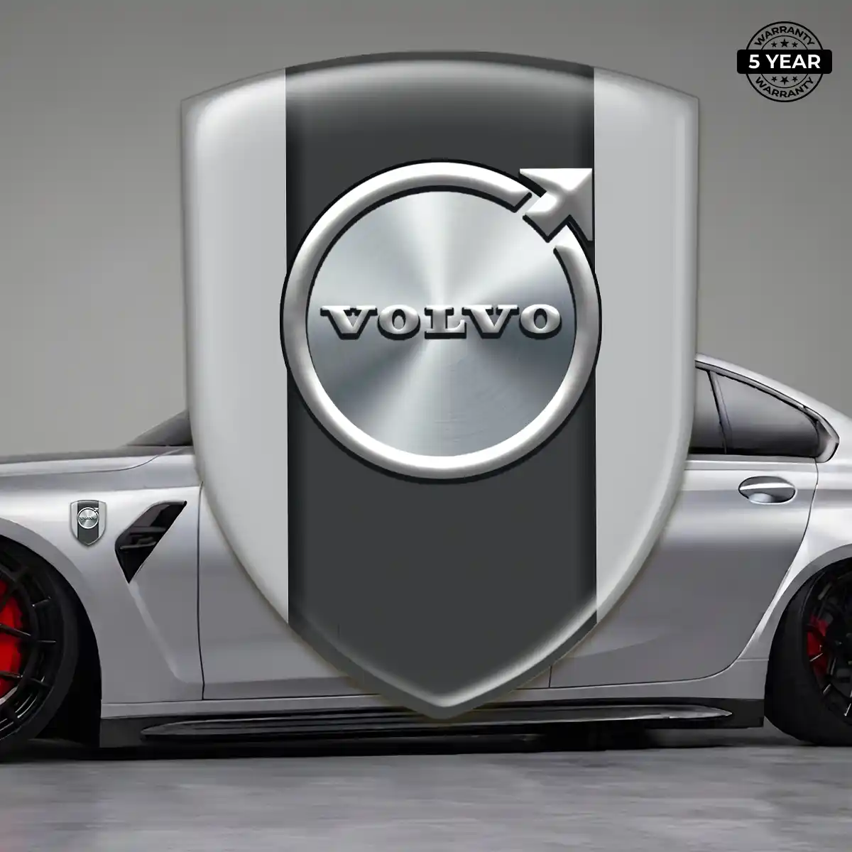 Volvo 3D Logo Sticker Refined Design
