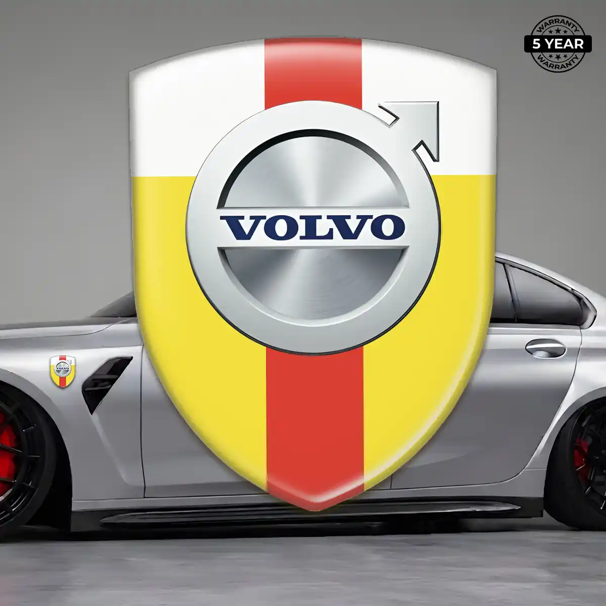 Volvo 3D Logo Sticker Resin Elite