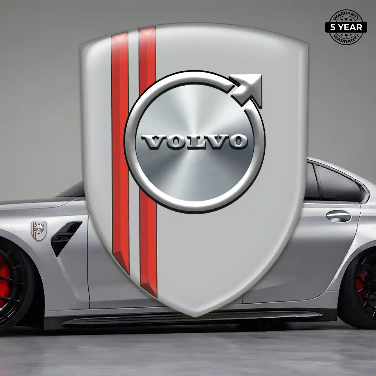 Volvo 3D Logo Sticker Signature Grade