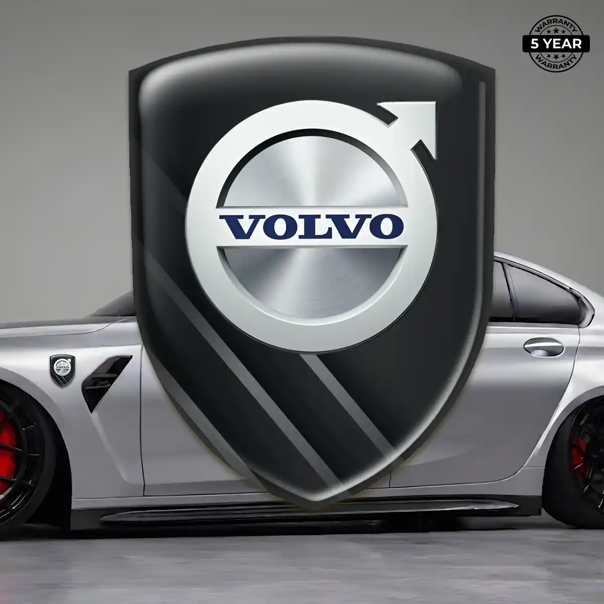 Volvo 3D Resin Sticker Cabin Style