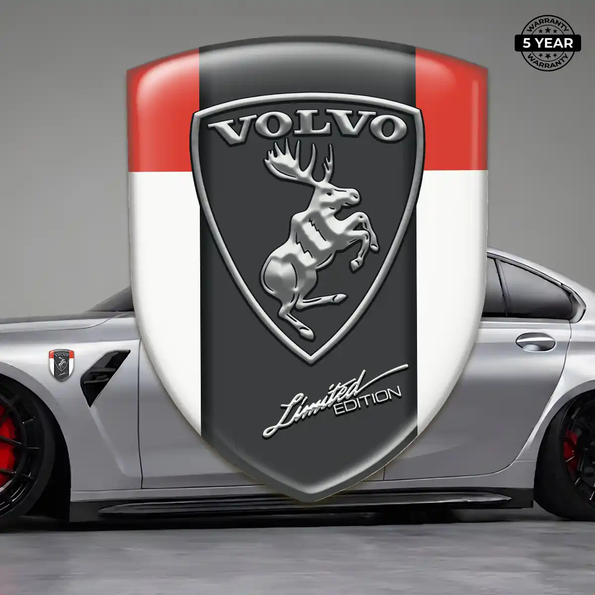 Volvo 3D Resin Sticker Exterior Luxe