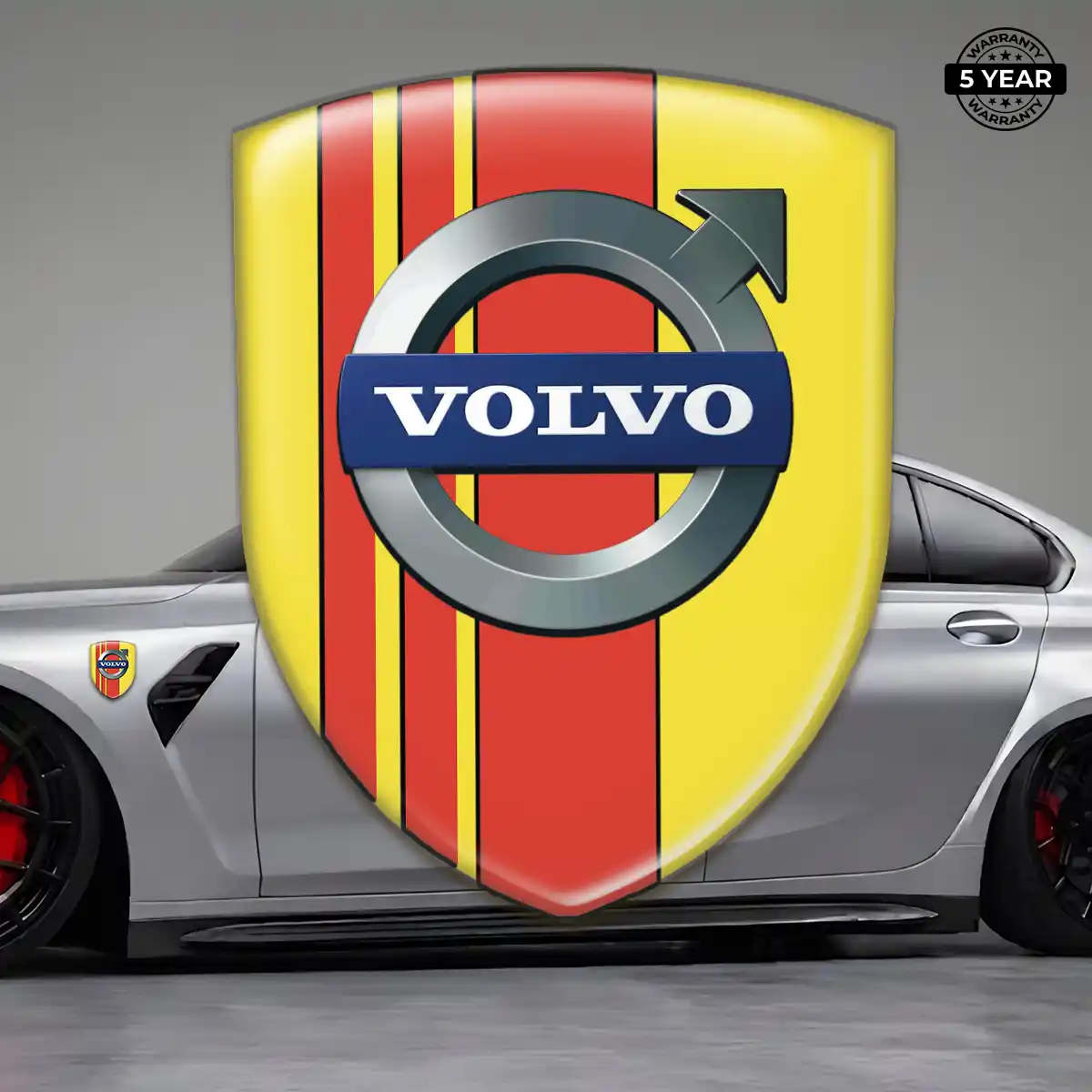 Volvo 3D Resin Sticker Interior Elegance