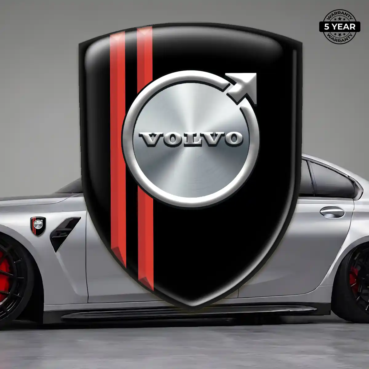 Volvo 3D Resin Sticker Interior Luxe