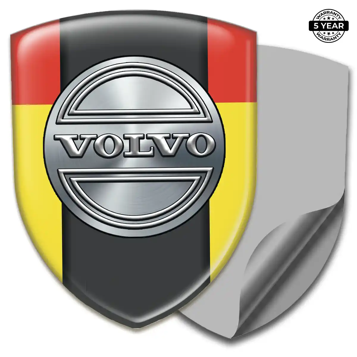 Volvo 3D Resin Sticker Premium Dome