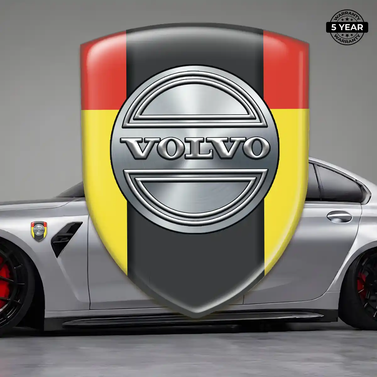 Volvo 3D Resin Sticker Premium Dome