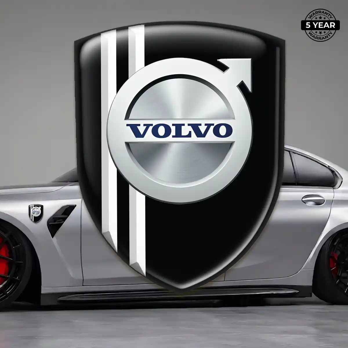 Volvo 3D Resin Sticker Prime Quality