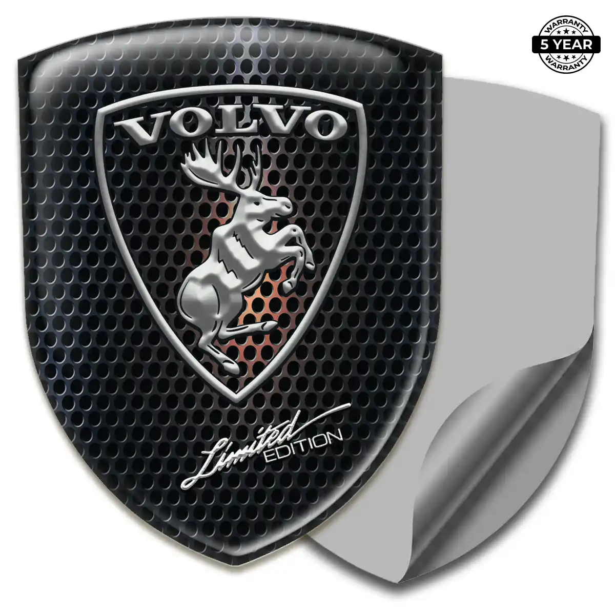 Volvo 3D Resin Sticker Refined Design