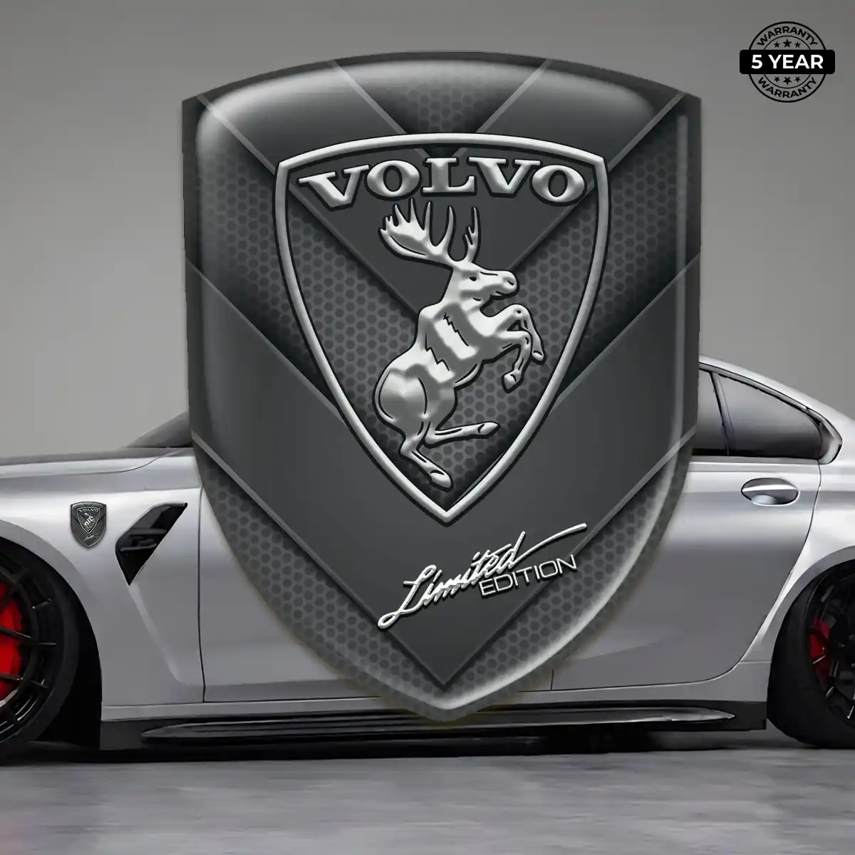 Volvo 3D Resin Sticker Resin Elite