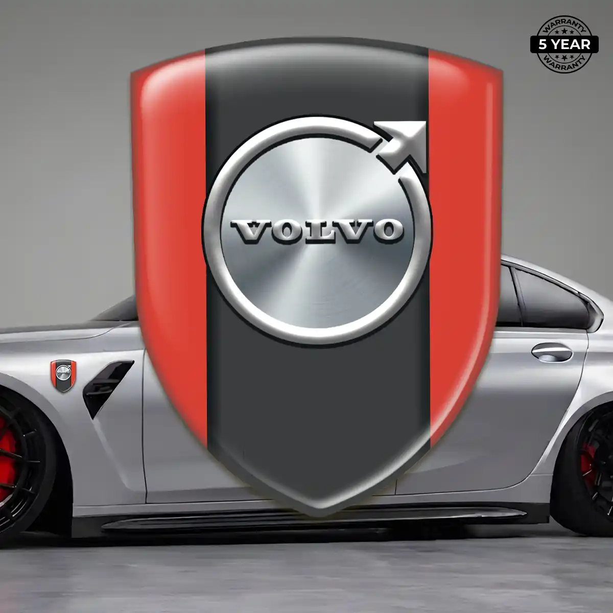 Volvo 3D Resin Sticker Resin Luxe