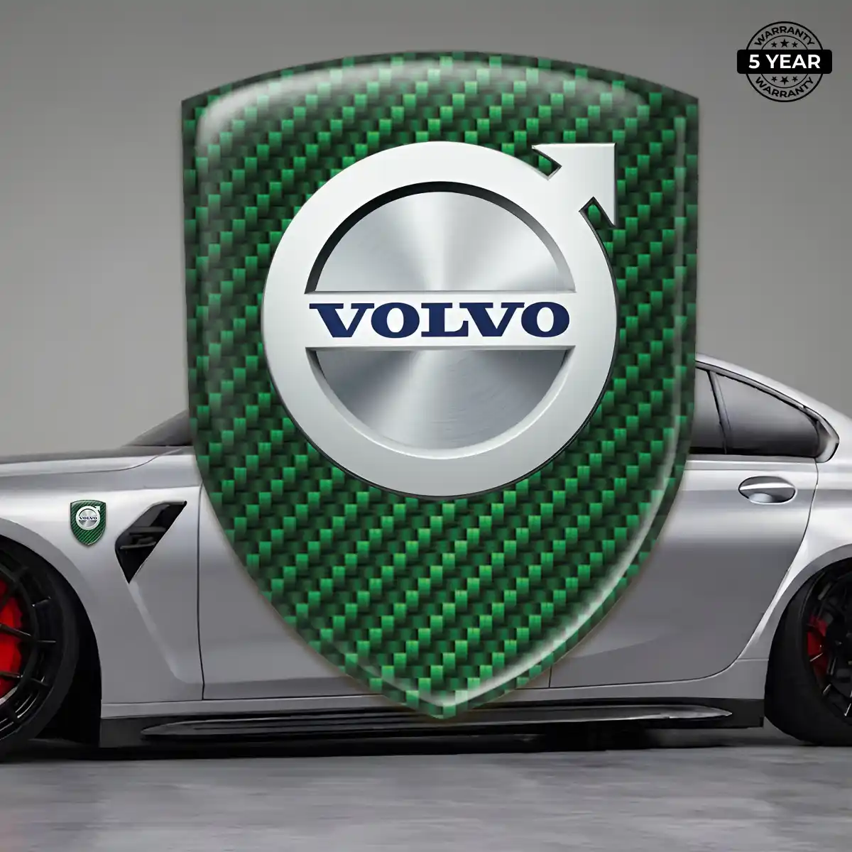 Volvo Automotive Emblem Sticker Interior Elegance