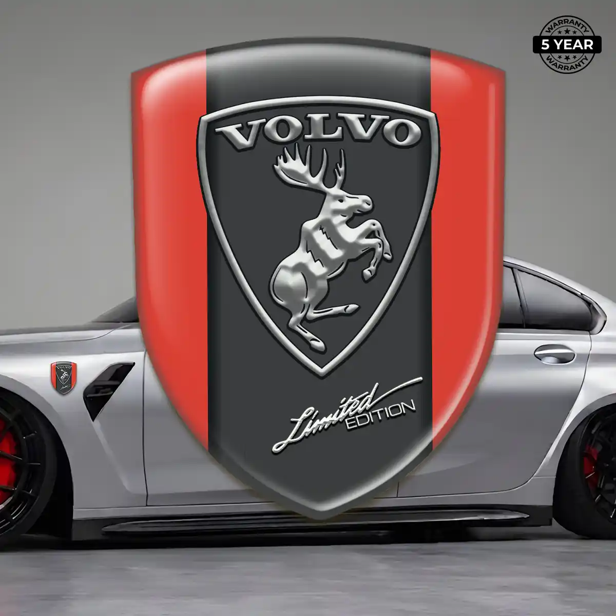Volvo Automotive Emblem Sticker Refined Design
