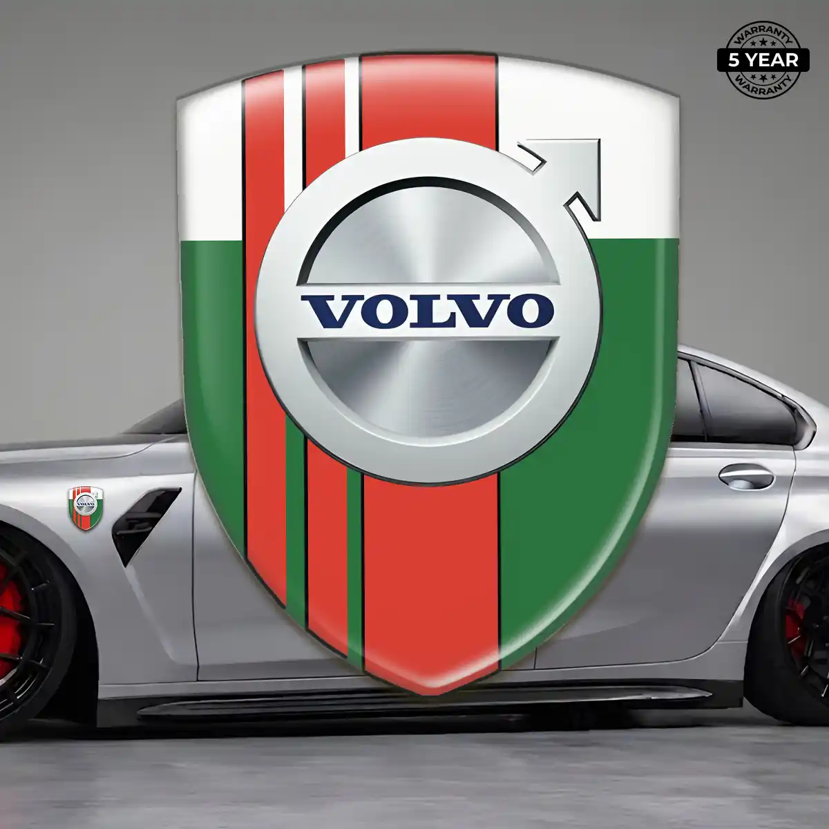 Volvo Automotive Emblem Sticker Resin Luxe