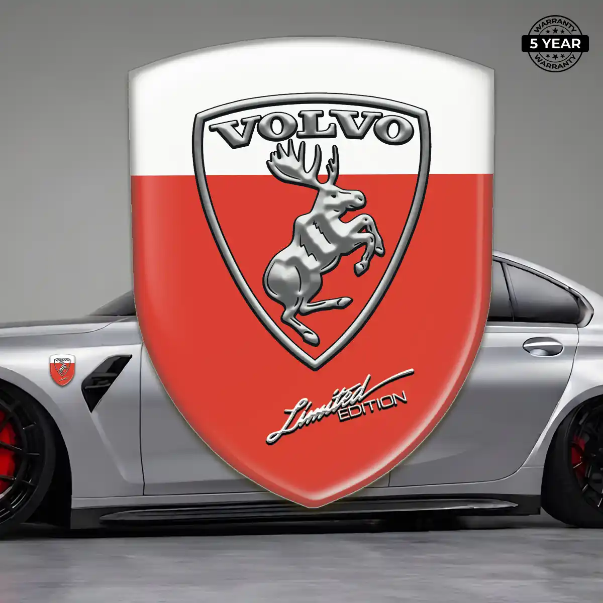 Volvo Automotive Emblem Sticker Sleek Style