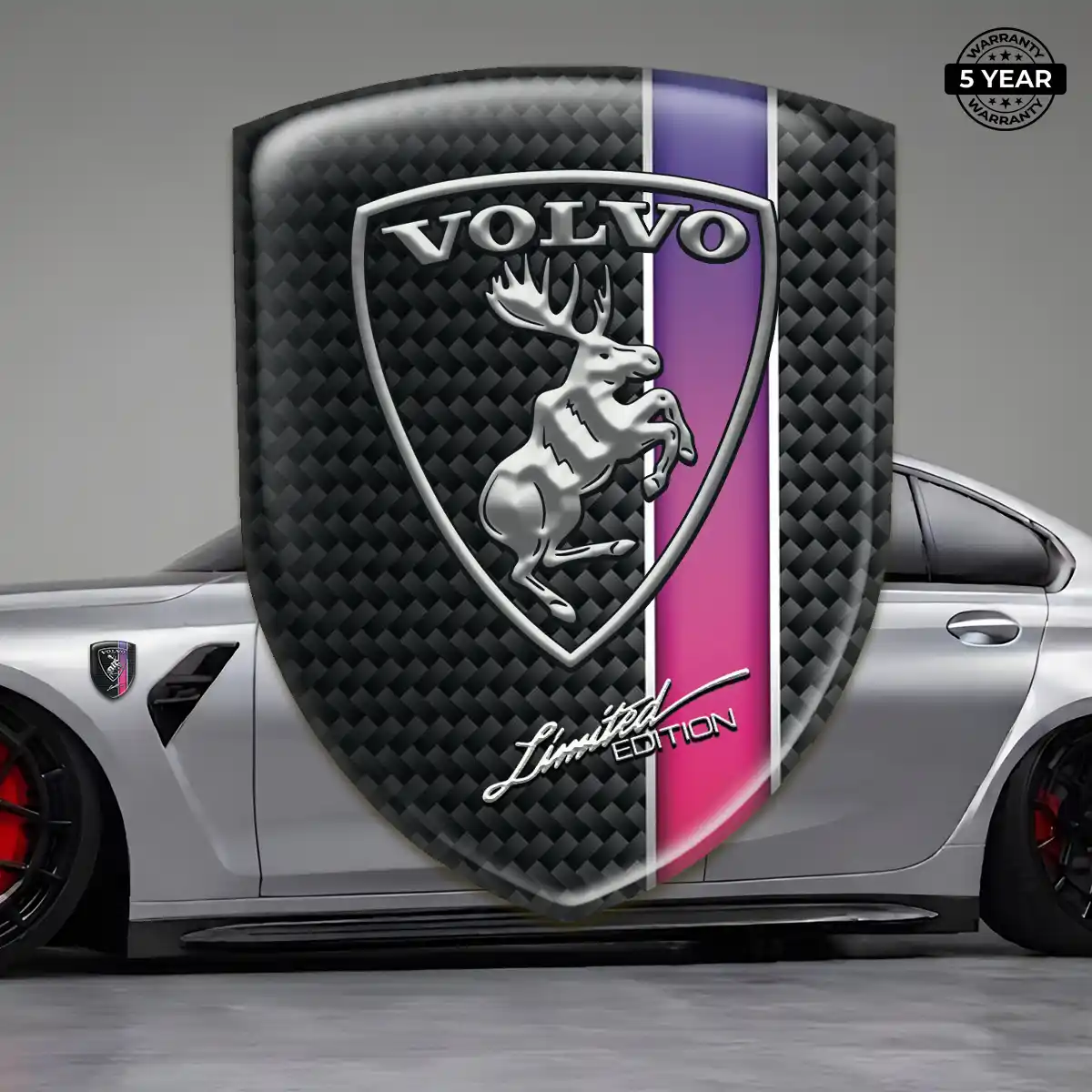 Volvo Automotive Logo Sticker Deluxe Edition
