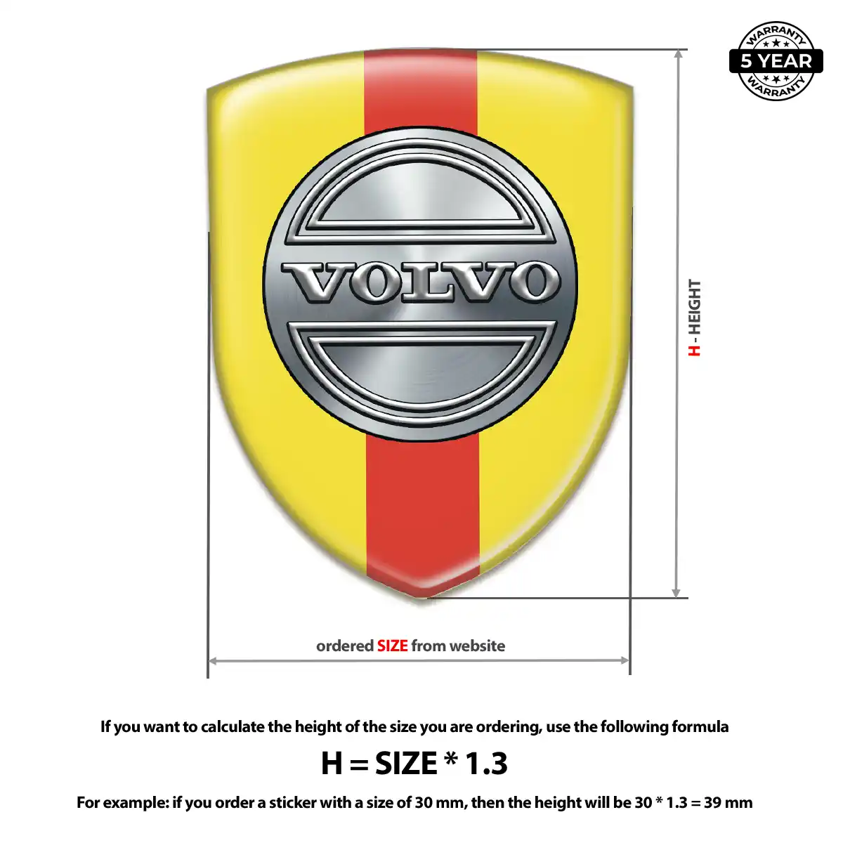 Volvo Automotive Logo Sticker Elite Edition