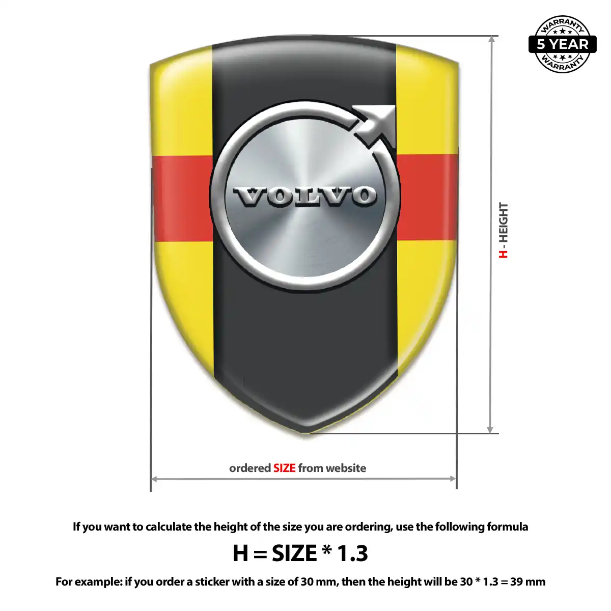 Volvo Automotive Logo Sticker Noble Edition