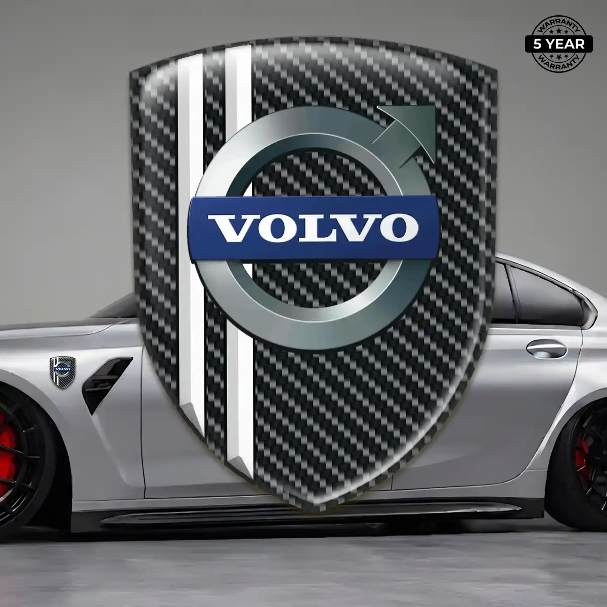Volvo Automotive Resin Decal Cabin Style